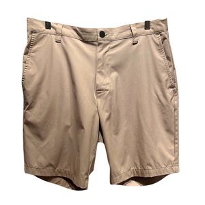 Banana Republic Men's Tan Shorts Performance Fabric Size 36
